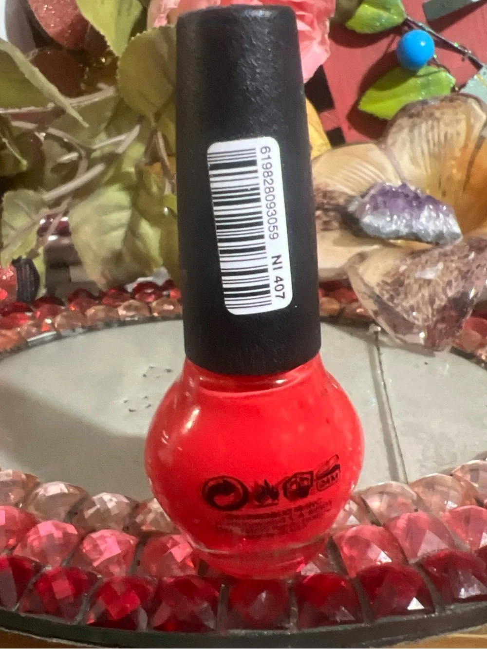OPI Nicole by OPI “Please red-cycle in 407 in apple red